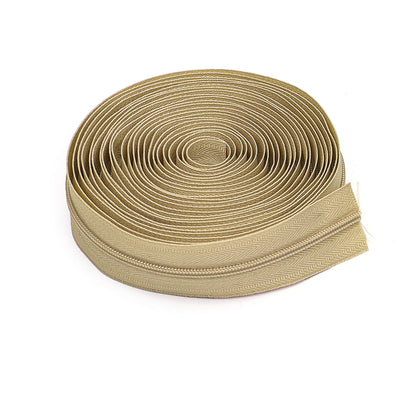 3071  Zipper No. 3 is wearing a solid color nylon set, luggage zipper, various packages 4.5 meters + 10 color Jitong heads = 1 pack