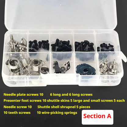 1761★ Garment Factory Screw-On Presser Foot, Needle, Hook and Belt Kit ★