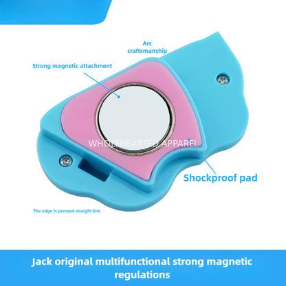 1618★ Punzón de ajuste de costilla de plástico magnético fuerte multifuncional, removedor de hilo, dispositivo de enhebrado, accesorios de costura