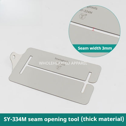 1730★  New SY-334 boutique stainless steel ironing separate sewing gadget sewing hand ironing strip splitting artifact★