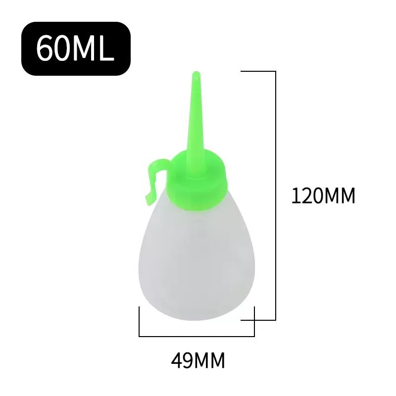 1675★  Plastic size oil pot (empty pot) Resistant to drop and extrusion, not broken, sewing machine oil pot Plastic oil pot for sewing machine