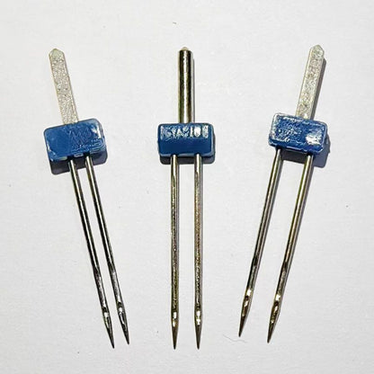 1868★ Twin Needle for Domestic Sewing Machines, Sizes 2/3/4, Compatible with Brother, Butterfly, and Juki-Style Models★