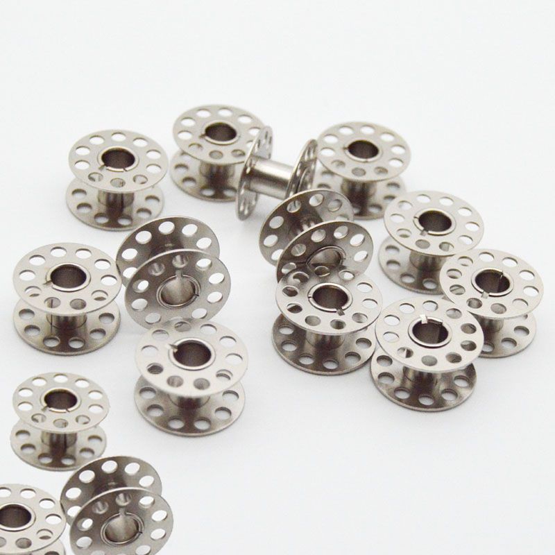 1864★ Perforated Metal Bobbins for Vintage Domestic Sewing Machines, Bee, Feiren, and Butterfly Models★
