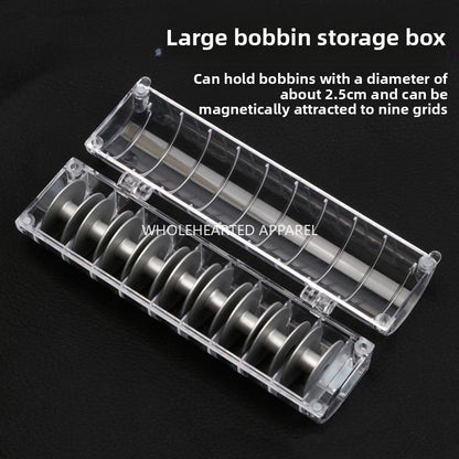 1565★  Computer flat car sewing machine shuttle core magnet storage box Jack A3A4 Zhongjie Fushan brothers plastic lock cylinder wire core