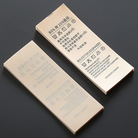 3224★  Washing label Spot washing water mark Customized clothing washing mark Ingredient mark Trademark printing Washing label Customized free shipping