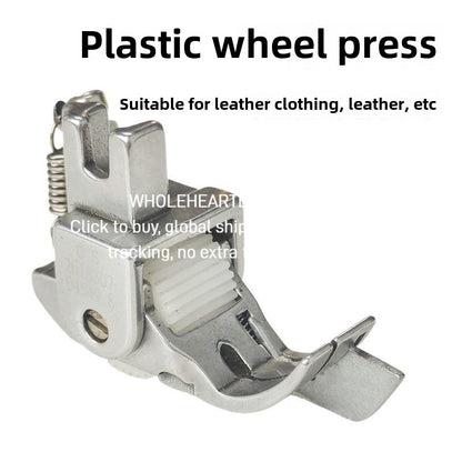 1513★  Flat car roller presser foot SP-18 presser line tangent right stop with knife roller stop edge presser foot, sewing machine accessories