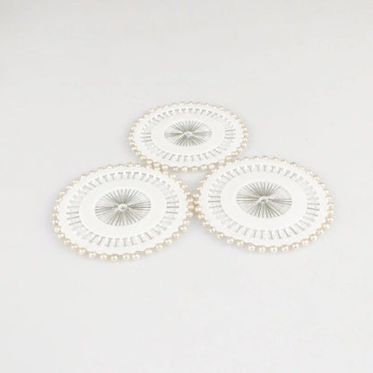 1671★  Color pin pearlescent needle DIY hand-fixed clothing accessories vertical cut pearl setting needle sewing tool