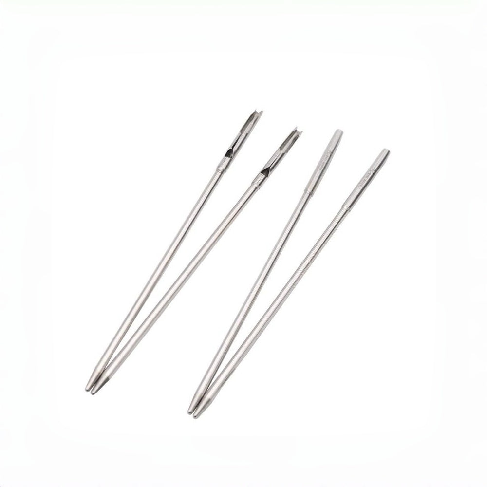 1470★ New pneumatic eye button door rope threading tool, hat waist belt pneumatic eye can wear rope head