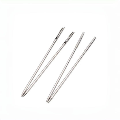 1470★ New pneumatic eye button door rope threading tool, hat waist belt pneumatic eye can wear rope head