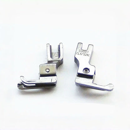 1081★  Boutique all-steel toothpick high and low presser foot, imported narrow small high and low presser foot, zipper presser foot on flat car