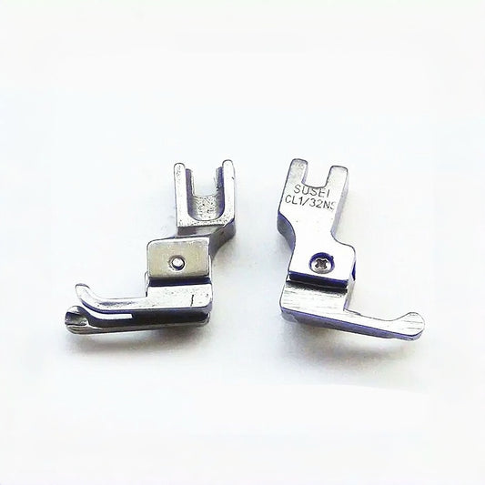 1081★  Boutique all-steel toothpick high and low presser foot, imported narrow small high and low presser foot, zipper presser foot on flat car