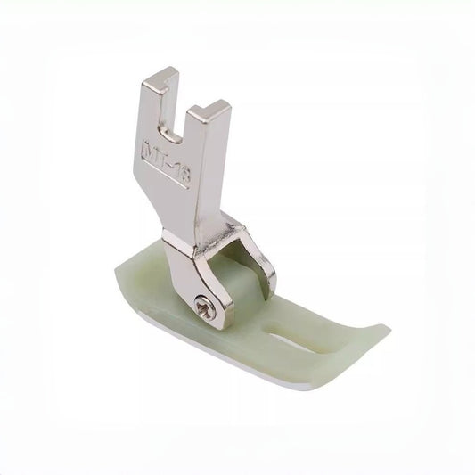 1715★  Sewing machine flat car plastic presser foot MT-18 white special wear-resistant 5A plastic presser foot leather Teflon★