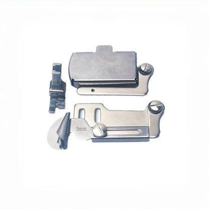 1732★ Flat sewing machine magnetic spiral hemming binder, no-installation design, dual-fixation curved hem fabric hemming attachment.