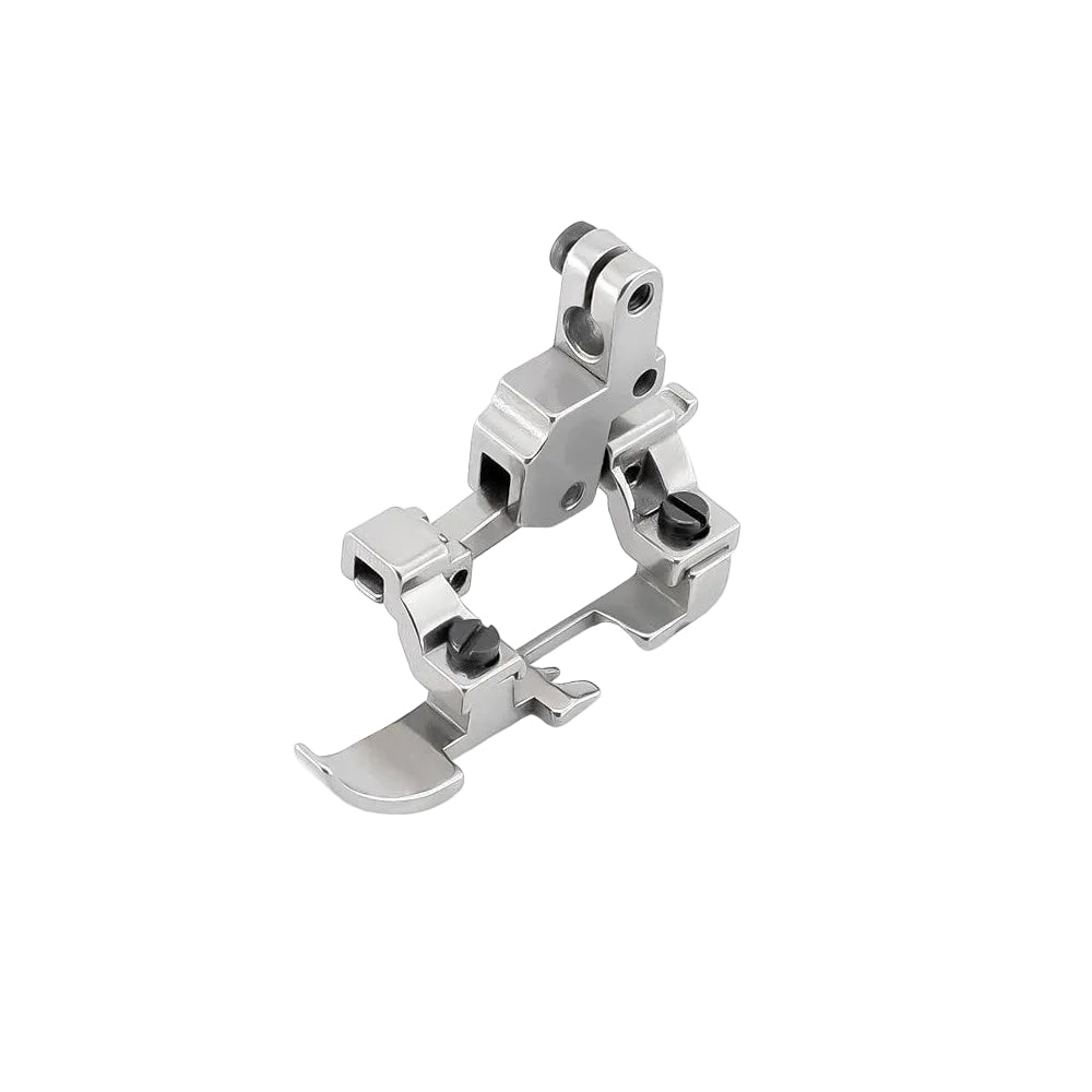 1733★ Four Thread Overlock Machine Narrow Seam Presser Foot Single Side Left Right Adjustable Serger Presser Foot Four Thread Compatible Sewing Accessory★
