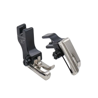 1738★ New Model Premium Dual Spring Grooved High Low Presser Foot Lockstitch Machine Cord Piping Insertion And Topstitching★