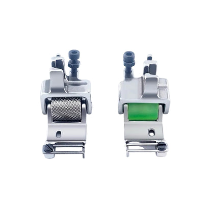 1742★ Adjustable Hemming Roller Presser Foot with Left and Right Edge Guide for X6 Flat-Bed Sewing Machine, for Hemming, Binding, and Topstitching Accessory★