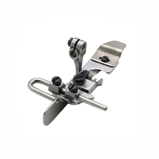 1320★  Edge copying machine, middle division, side position, middle division, rib, fixed regulation, foot pressing, sewing machine, edge locking machine, four-wire adjustable positioning★