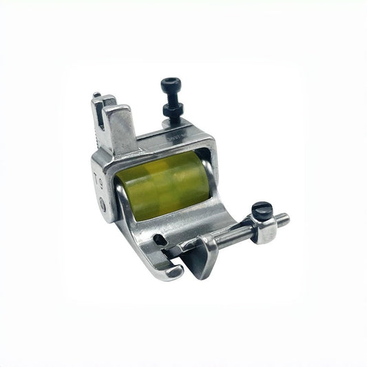 1095★  New T9 hemming roller presser foot width adjustable upper trousers collar shirt flat car does not twist wheel presser foot★