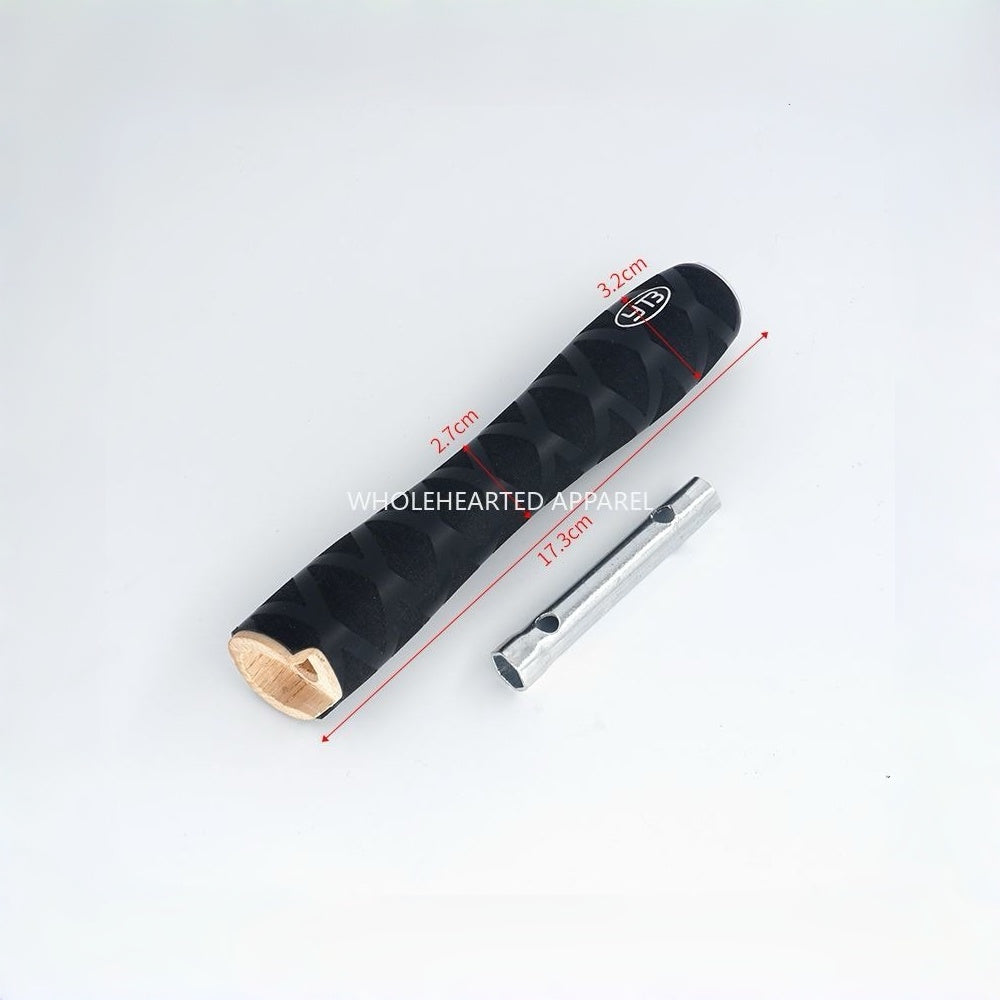 1476★  Dingyu industrial iron, solid wood handle, rubber wrap, comfortable grip, Shengtai iron replacement handle is easy to install★