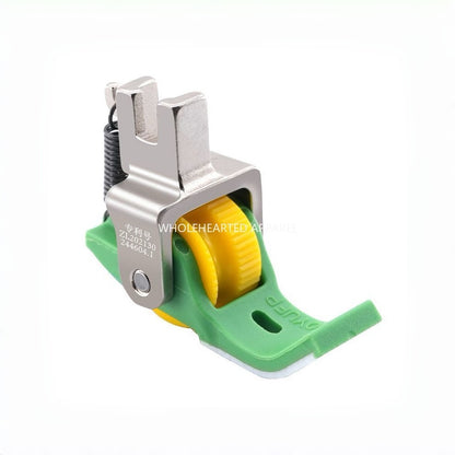 1680★ Nuevo prensatelas de cuerda con incrustaciones de teflón para carro plano P69 con ranura para prensatelas de cuerda con incrustaciones, umbral de pie, bolsa de cuerda, accesorios de costura de cuerda★