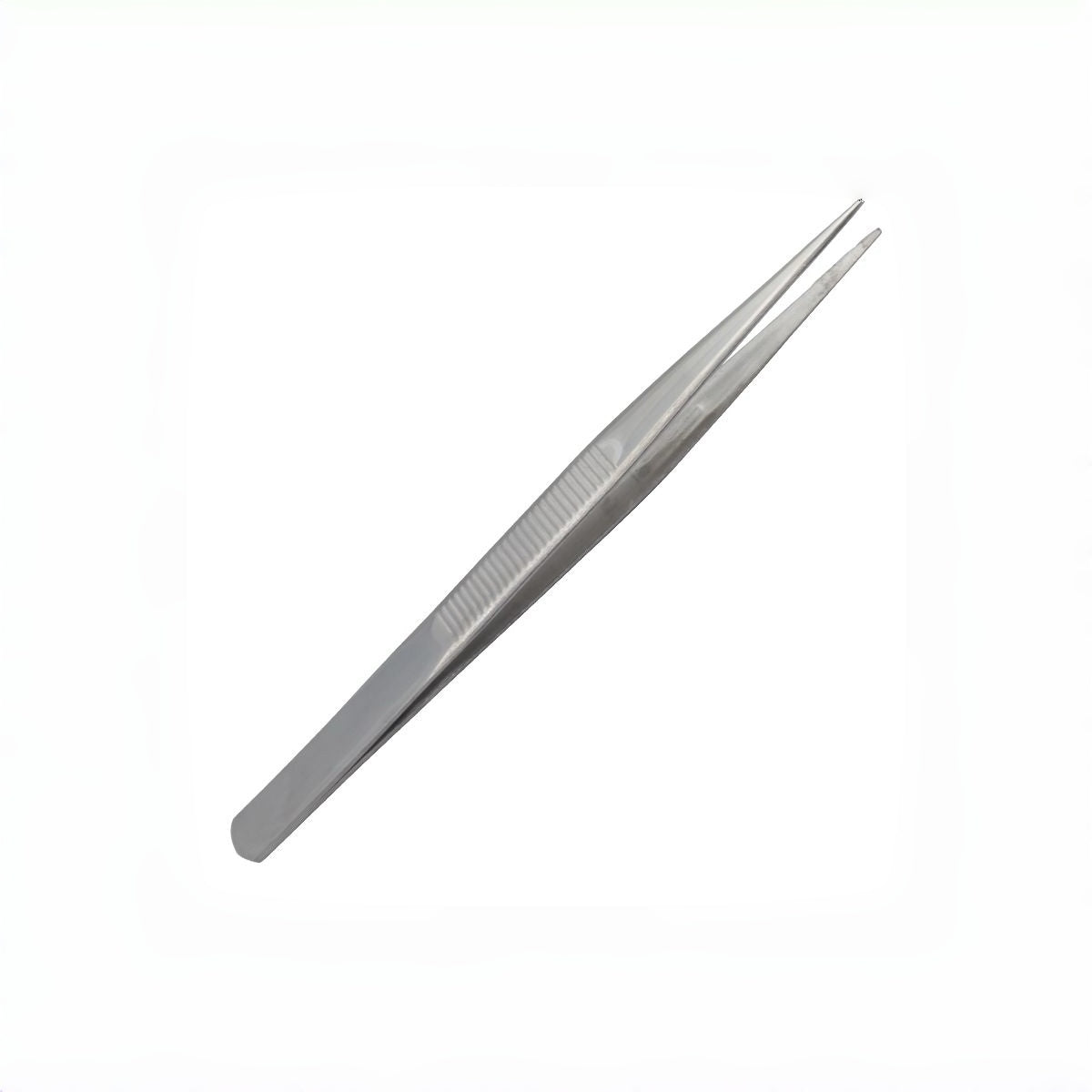 1223★  Refined quality mirror polished lightweight stainless steel tweezers, tweezers non-slip straight head clothing factory★