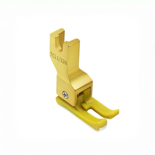 1780★ Yellow Plastic High-Low Presser Foot for Computer Sewing Machine, Topstitching and Waistband Sewing Durable Gold Finish★