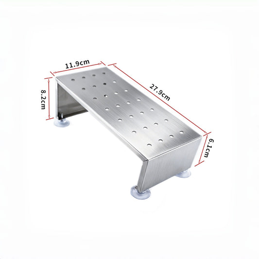 1817★ Reposapiés de máquina de coser ajustable de acero inoxidable, accesorio de costura pulido liso★