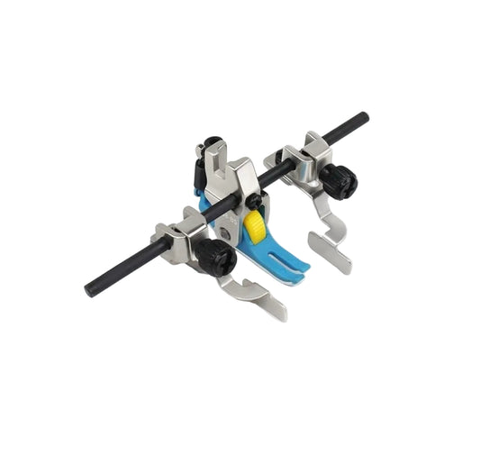 1821★ N58 Double-Sided Teflon Roller Narrow Presser Foot 0.3 with Edge Guide for Lockstitch Sewing Machine★