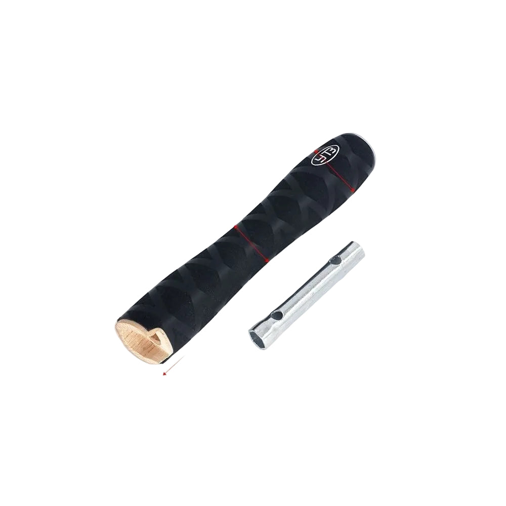 1476★  Dingyu industrial iron, solid wood handle, rubber wrap, comfortable grip, Shengtai iron replacement handle is easy to install★