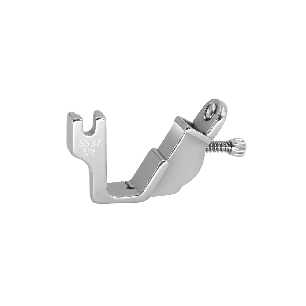 1405★ Prensatelas de banda elástica de acero para automóvil plano S537, prensatelas de banda elástica, accesorios para máquina de coser, prensatelas con correa para el hombro, pliegue elástico★