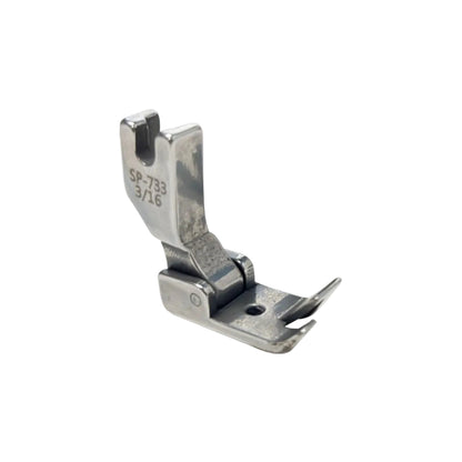 1545★ Pied-de-biche plat à sertir tout acier SP-733, cylindre de traction d'ourlet incurvé F503, accessoires de machine à coudre compatibles avec le pied-de-biche ★
