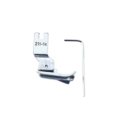 1547★ Accessoires pour machines à coudre, pied presseur plat double usage haute et basse, pied presseur multifonctionnel à double ligne avec arrêt de coupe et de pression sur la ligne ouverte★