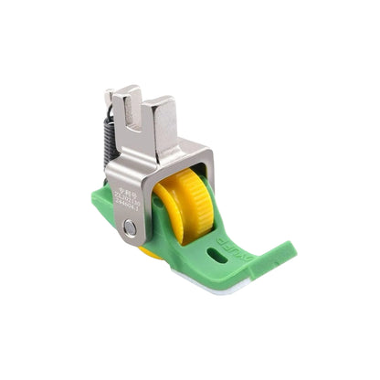 1680★ Nuevo prensatelas de cuerda con incrustaciones de teflón para carro plano P69 con ranura para prensatelas de cuerda con incrustaciones, umbral de pie, bolsa de cuerda, accesorios de costura de cuerda★