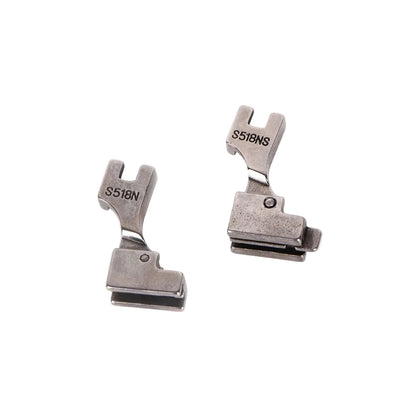 1522★  Sewing machine accessories S518NS invisible zipper presser foot industrial flat car sewing machine flat sewing machine zipper presser foot all steel★