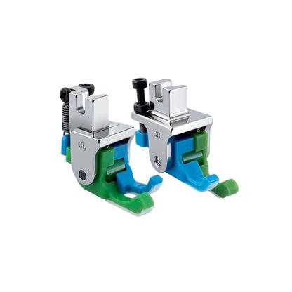 1921★ Teflon High-Low Roller Presser Foot for Computerized Lockstitch Sewing Machines, Wear-Resistant for Thick and Thin Fabrics.