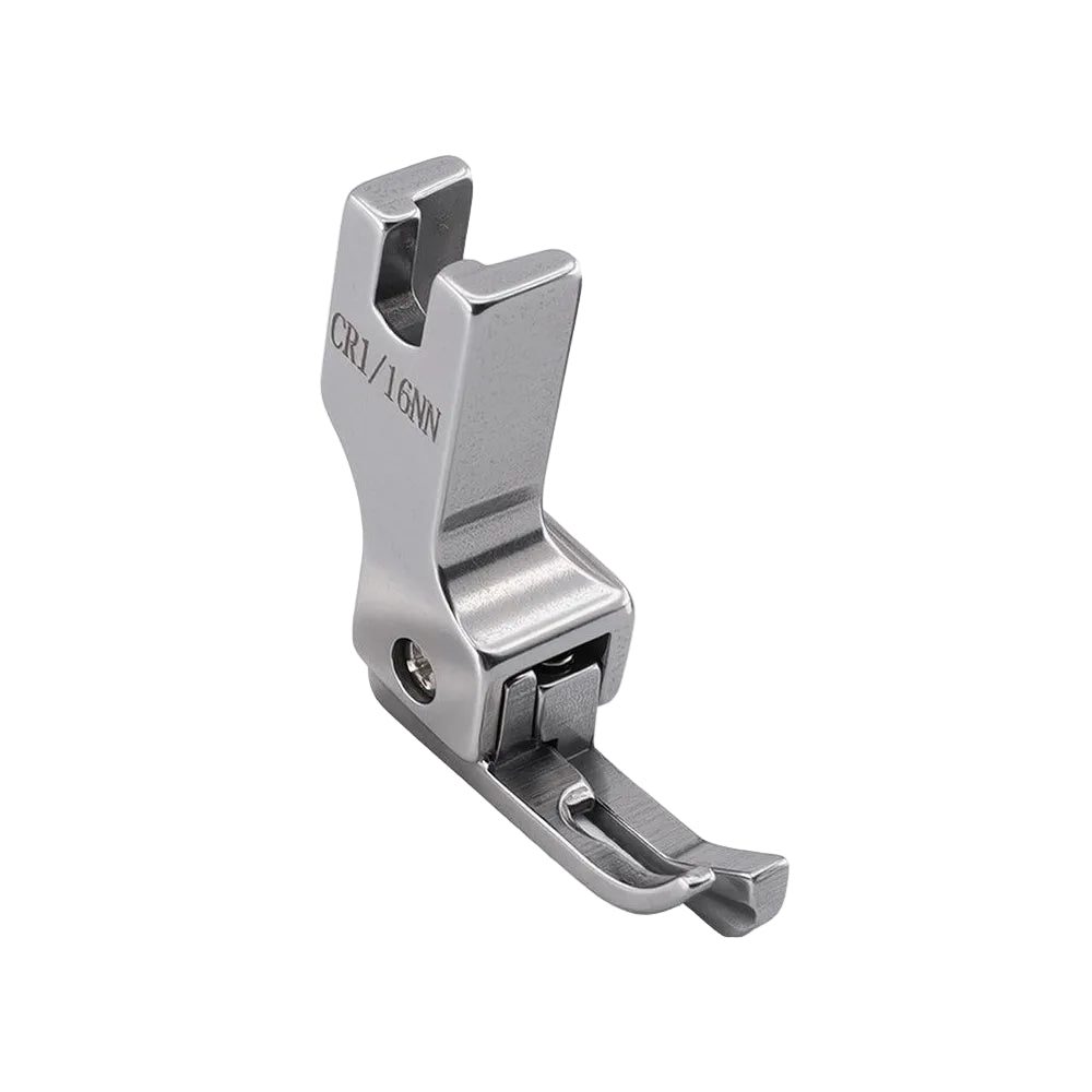 1212★ New Arrivals 2 | More Options | Narrow High-Low Zipper Presser Foot for Industrial Lockstitch Sewing Machines, 0.1/0.2 cm Edge Stitching.