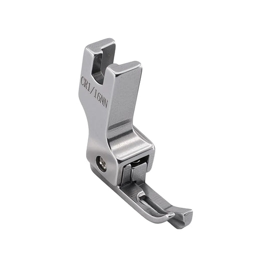 1212★ Neuheiten 2 | Mehr Optionen | Schmaler Reißverschluss-Nähfuß mit hoher und niedriger Führung für industrielle Steppstich-Nähmaschinen, 0.1/0.2 cm Kantennaht.