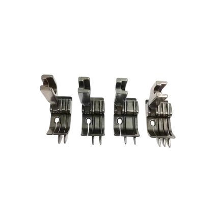 1050★ Nouveautés 2 | Plus d'options | Pied presseur de coupe tout acier pour machines à coudre plates, double/triple lame pour poches arrière de jeans et garniture de bords.