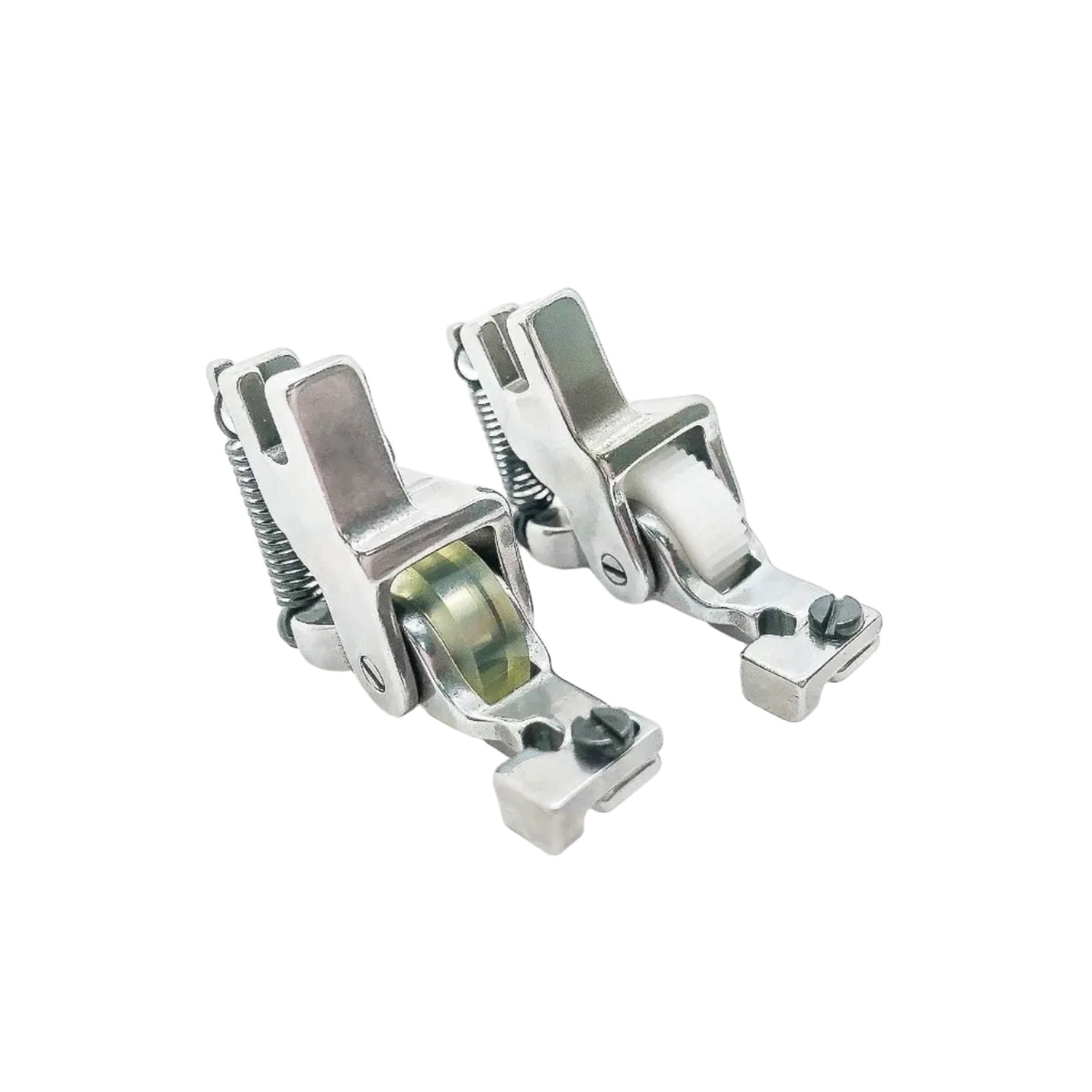 1007★ New Arrivals 2 | More Options | Adjustable Invisible Zipper Roller Presser Foot for Industrial Sewing Machines, Thick & Thin Fabrics and Cotton Cord Piping.