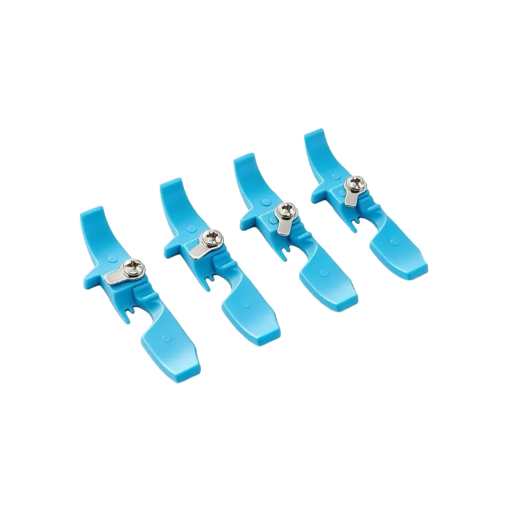 1928★ PTFE Narrow Presser Foot Sole for Four-Thread Overlock Machines, Double-Layer Thickened Smooth Wear-Resistant Sewing Accessory.