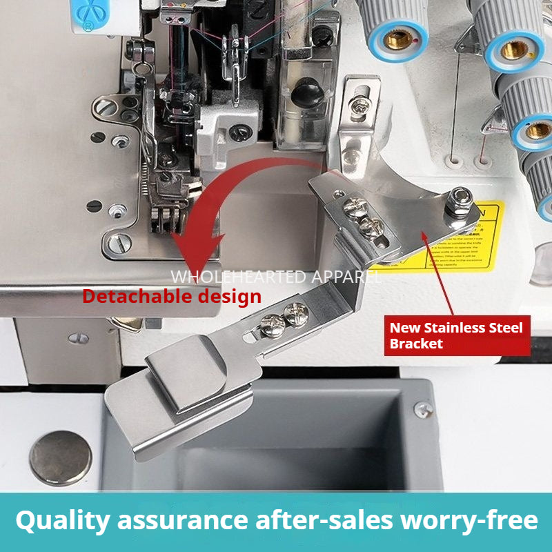 1814★ Stainless Steel Adjustable Double-Layer Collar Guide for Overlock Sewing Machines★