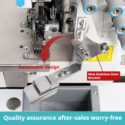 1814★ Stainless Steel Adjustable Double-Layer Collar Guide for Overlock Sewing Machines★