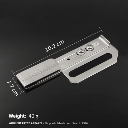 1920★ Adjustable Hemming Folder for 3-Needle 5-Thread Coverstitch Machine, Sewing Attachment