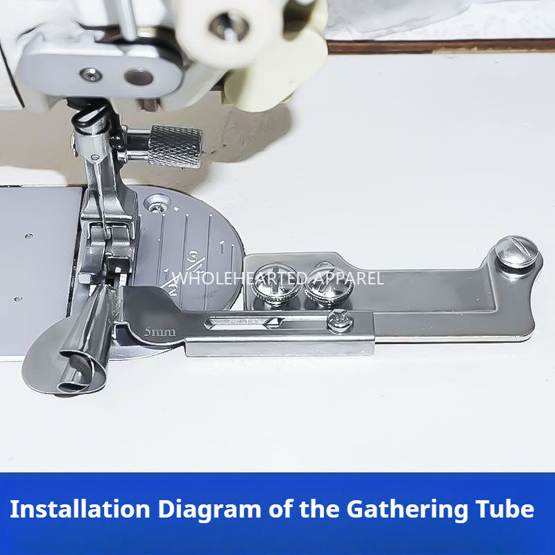 1801★Spiral Hemming Folder Binder for Industrial Lockstitch Machines and Medium-Weight Fabrics★