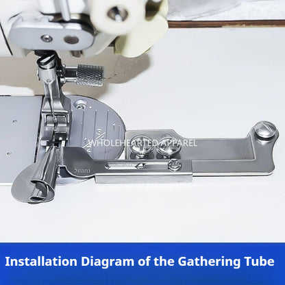 1801★Spiral Hemming Folder Binder for Industrial Lockstitch Machines and Medium-Weight Fabrics★
