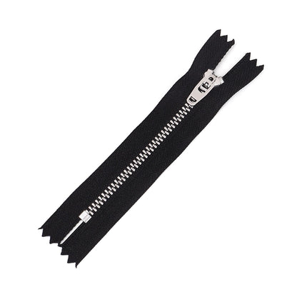 3075  Zipper No. 4 Bronze Brass White Gold Closed Tail Spring Head Metal Copper Zipper Jeans Trousers Y Teeth Pant Chain