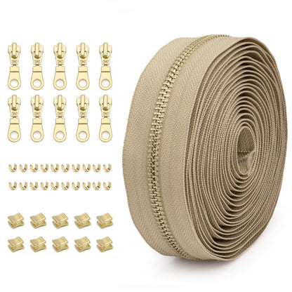 3073  Zipper No. 5 solid color metal suit clothing jacket jewelry luggage available can be opened and closed tail length zipper