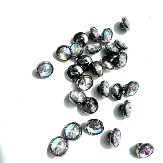 3036  High-end buttons exquisite explosive shirt shirt versatile button round cardigan pattern