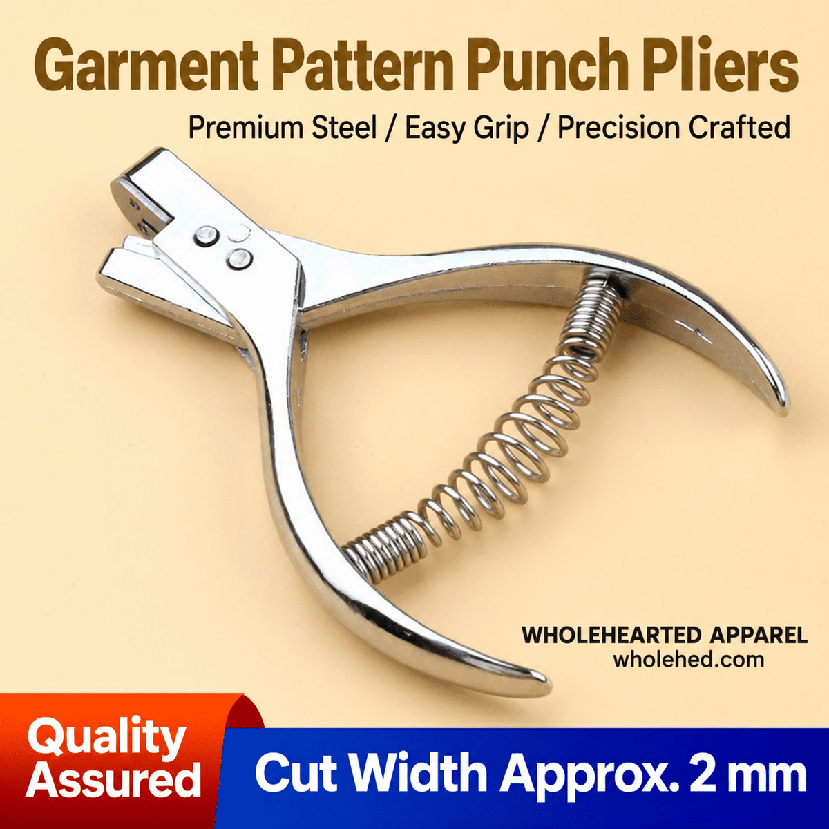 1434★ Garment Pattern Notching Pliers U-Shaped Cutting and Punching Tool for Sewing and Sample Making.