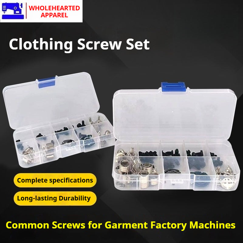 1761★ Garment Factory Screw-On Presser Foot, Needle, Hook and Belt Kit ★